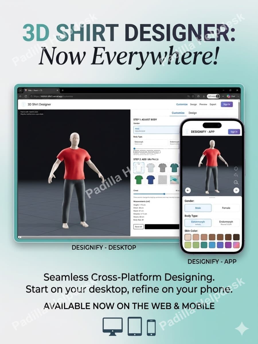 3D Shirt Designer